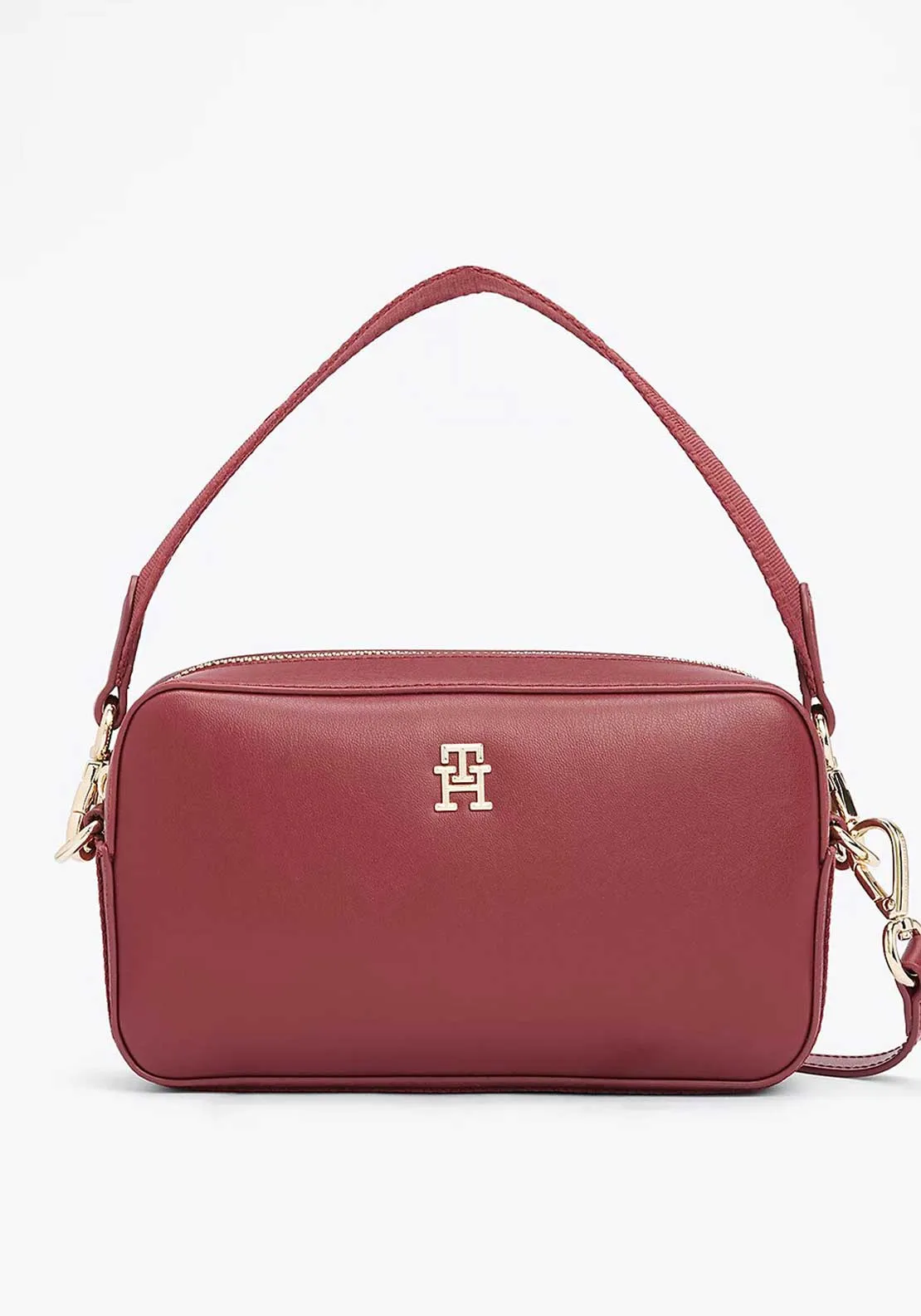 Tommy Hilfiger Distinct Camera Crossbody Bag, Red