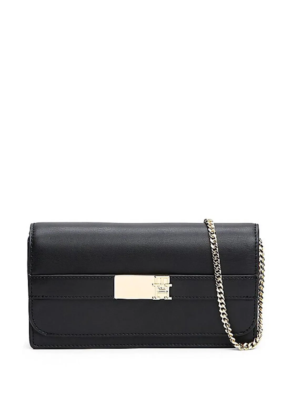 Tommy Hilfiger Heritage Flapover Crossbody Bag, Black