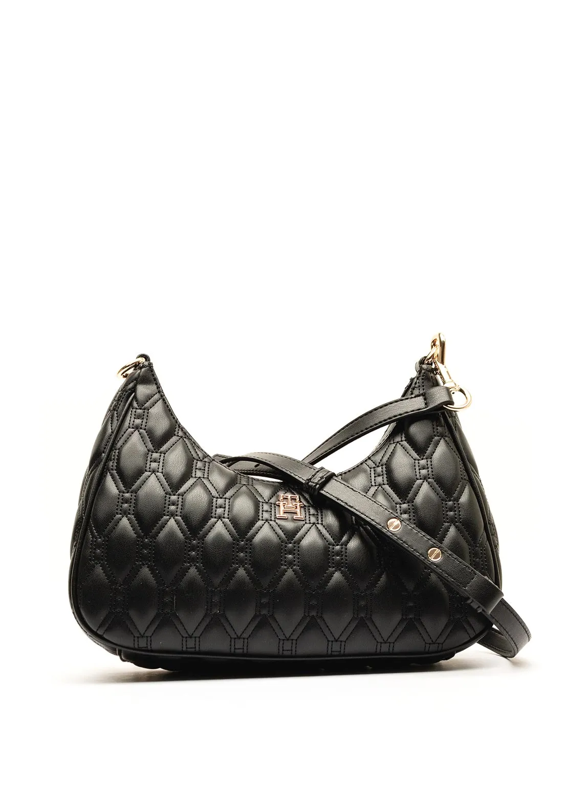 Tommy Hilfiger Quilted Crossbody Bag, Black