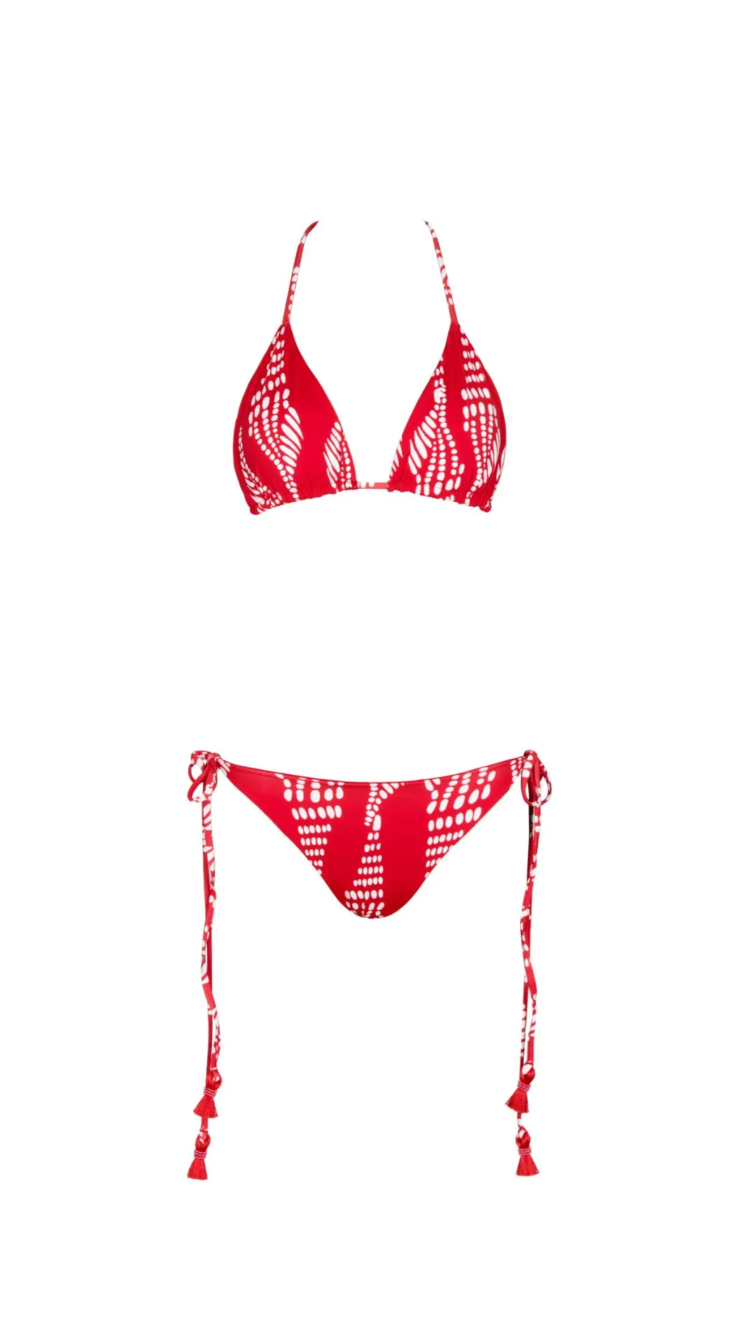 Top De Bikini Bimori Red Lumaca & Bottom De Bikini Tina Red Lumaca