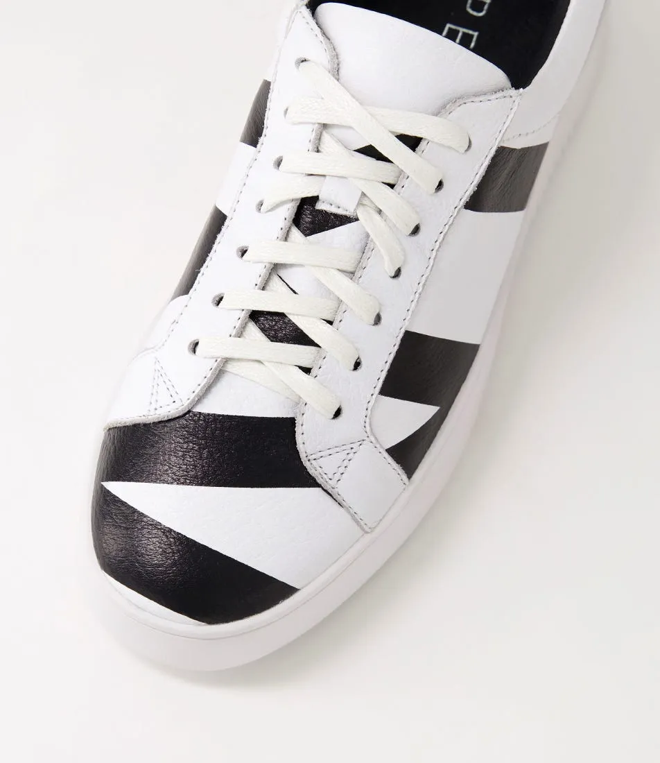 TOP END Lenny White Black Multi Sneakers