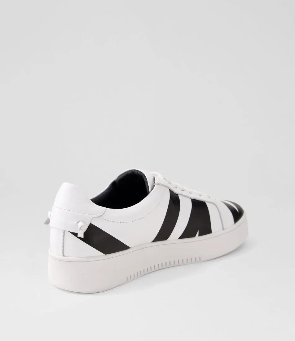 TOP END Lenny White Black Multi Sneakers