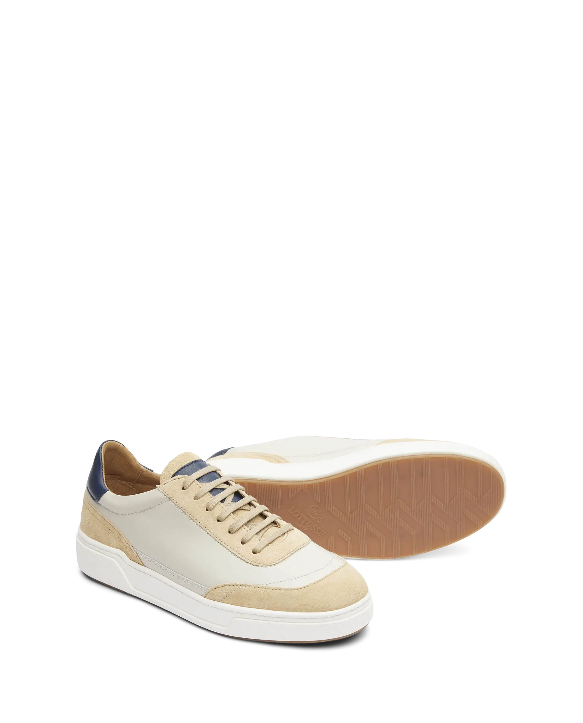 Torino Torino Beige Lace-Up Sneakers