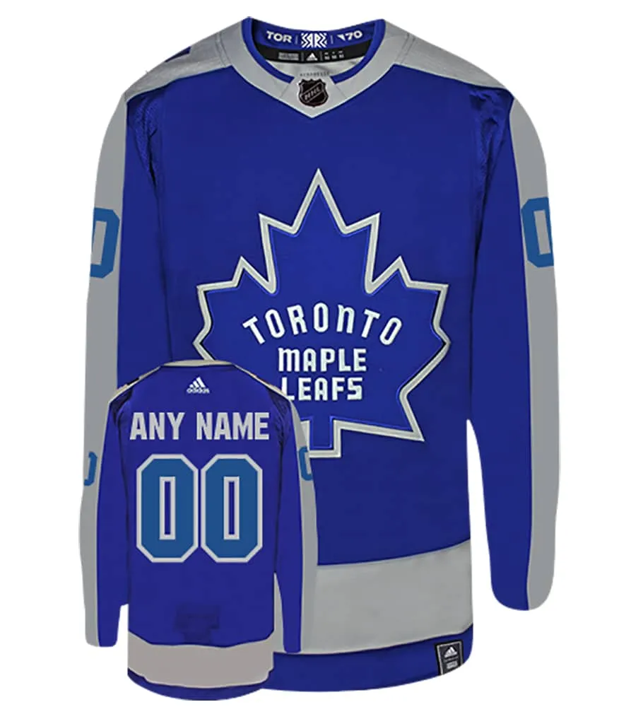 Toronto Maple Leafs Reverse Retro Adidas Authentic NHL Hockey Jersey     