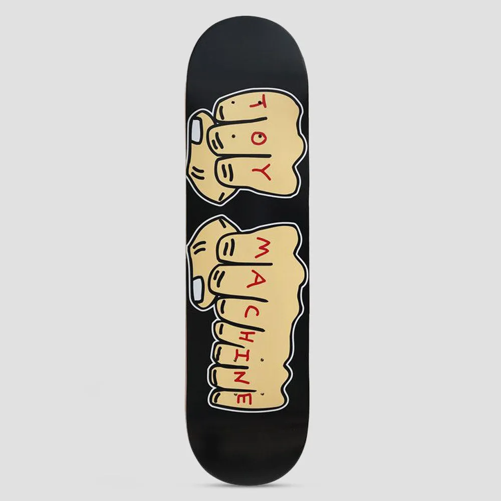 Toy Machine 8.5 New Fists Skateboard Deck Black