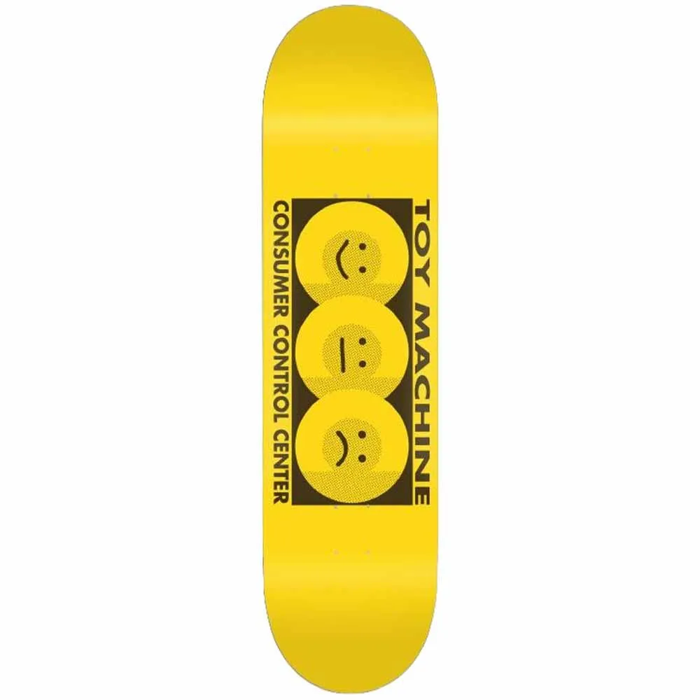 Toy Machine CCC Skateboard Deck Yellow 8.5