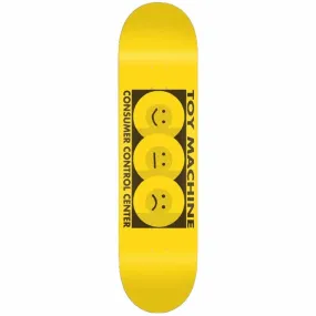 Toy Machine CCC Skateboard Deck Yellow 8.5