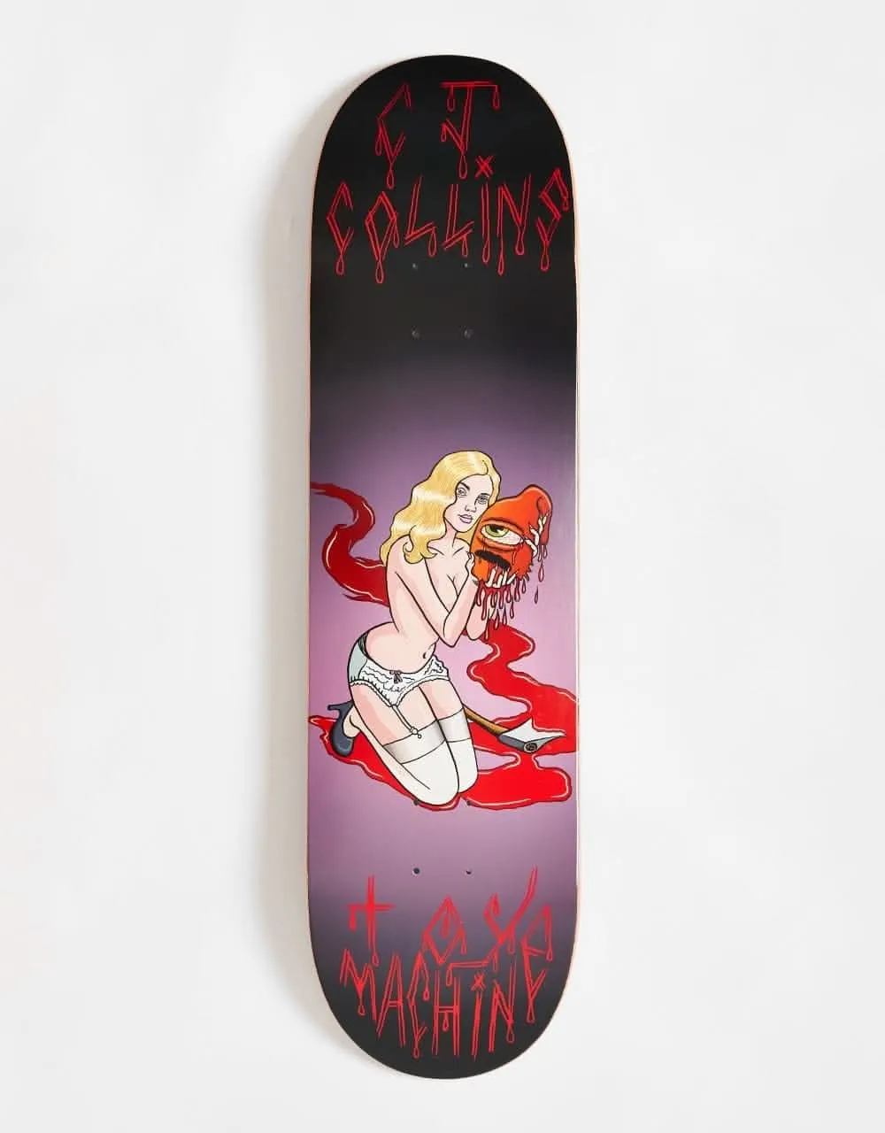 Toy Machine Collins Seductress Skateboard Deck - 8.5