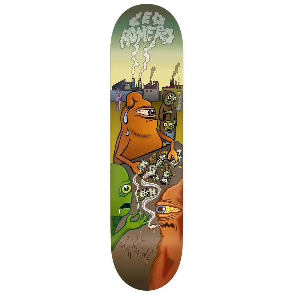 Toy Machine Romero Money Grub Skateboard Deck Multi 8.5