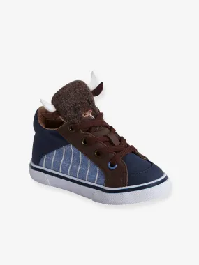 Trainers with Buffalo-Shaped Tongue for Boys - blue