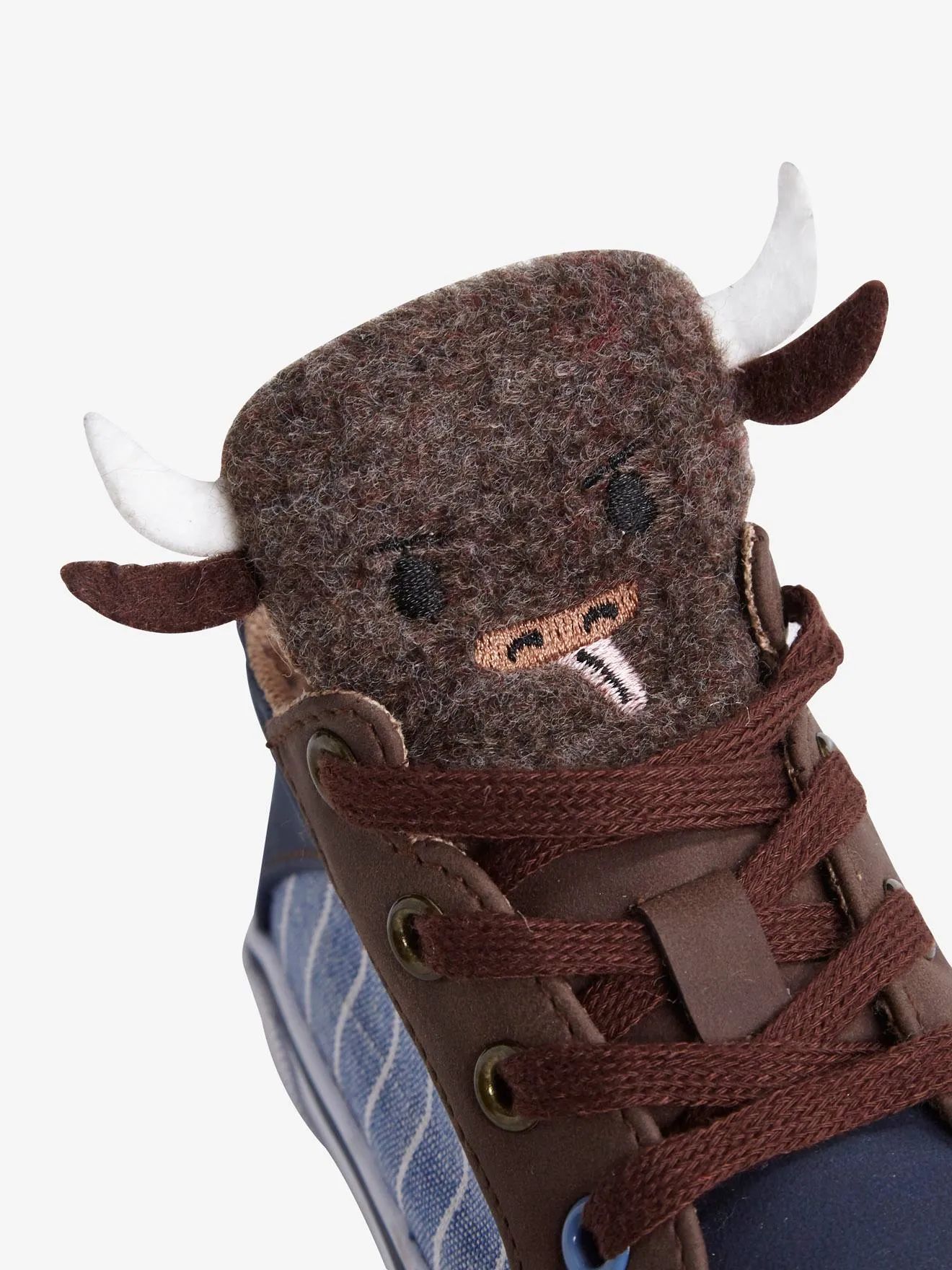 Trainers with Buffalo-Shaped Tongue for Boys - blue