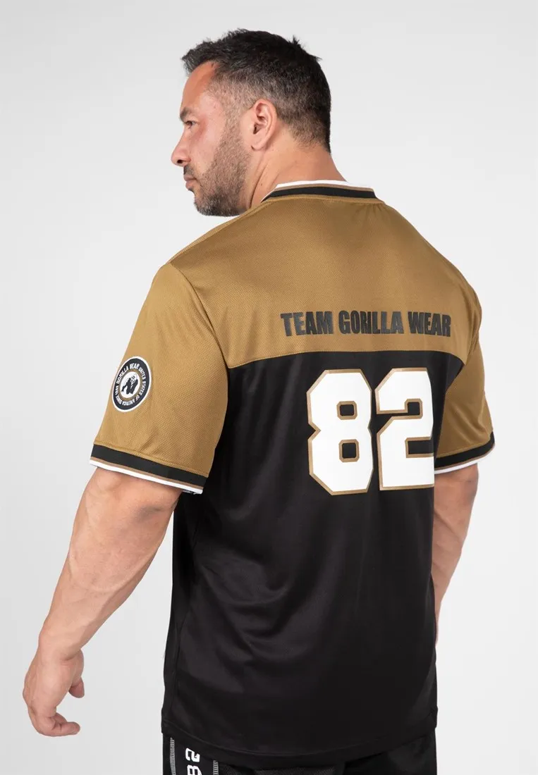 Trenton Football Jersey - Black/Gold - 3XL Gorilla Wear