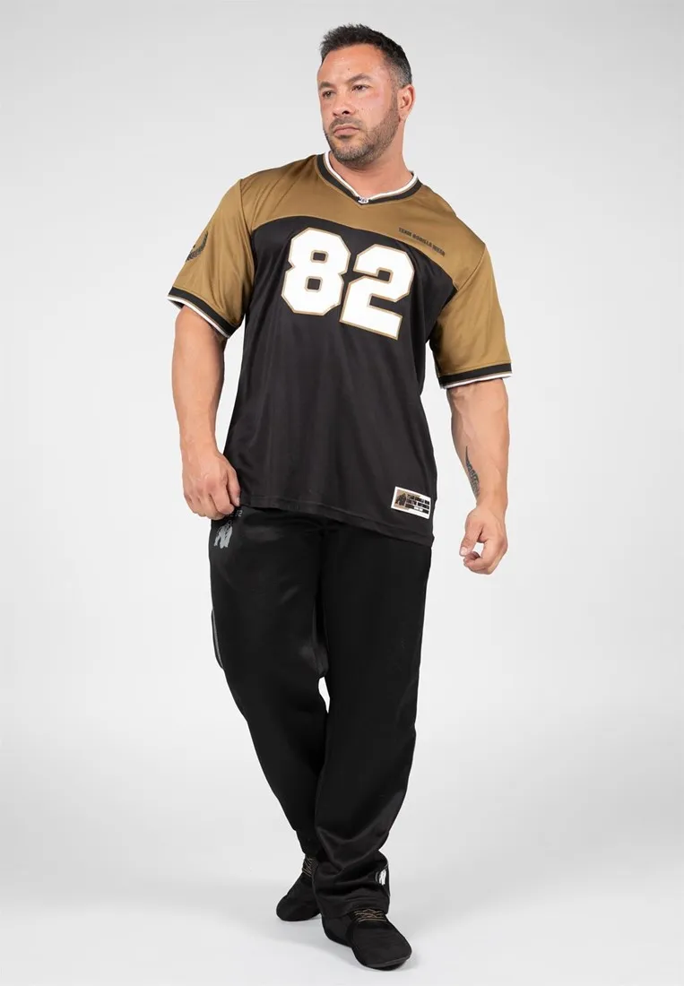 Trenton Football Jersey - Black/Gold - 3XL Gorilla Wear