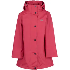 Trespass Girls Sentimental TP50 Waterproof Jacket - Strawberry