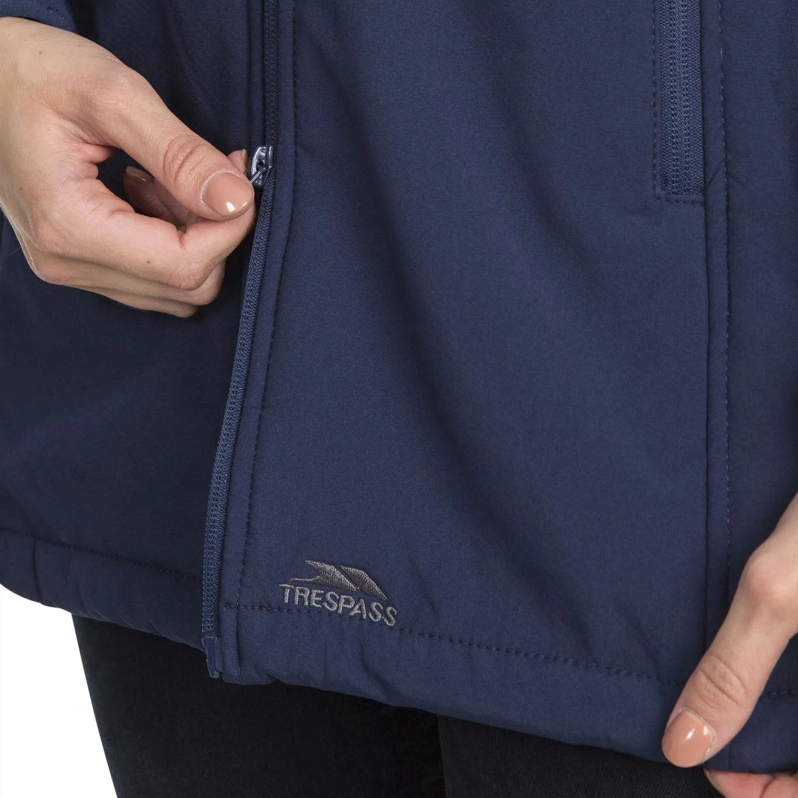 Trespass Womens Kristen Softshell Waterproof Jacket - Navy - S