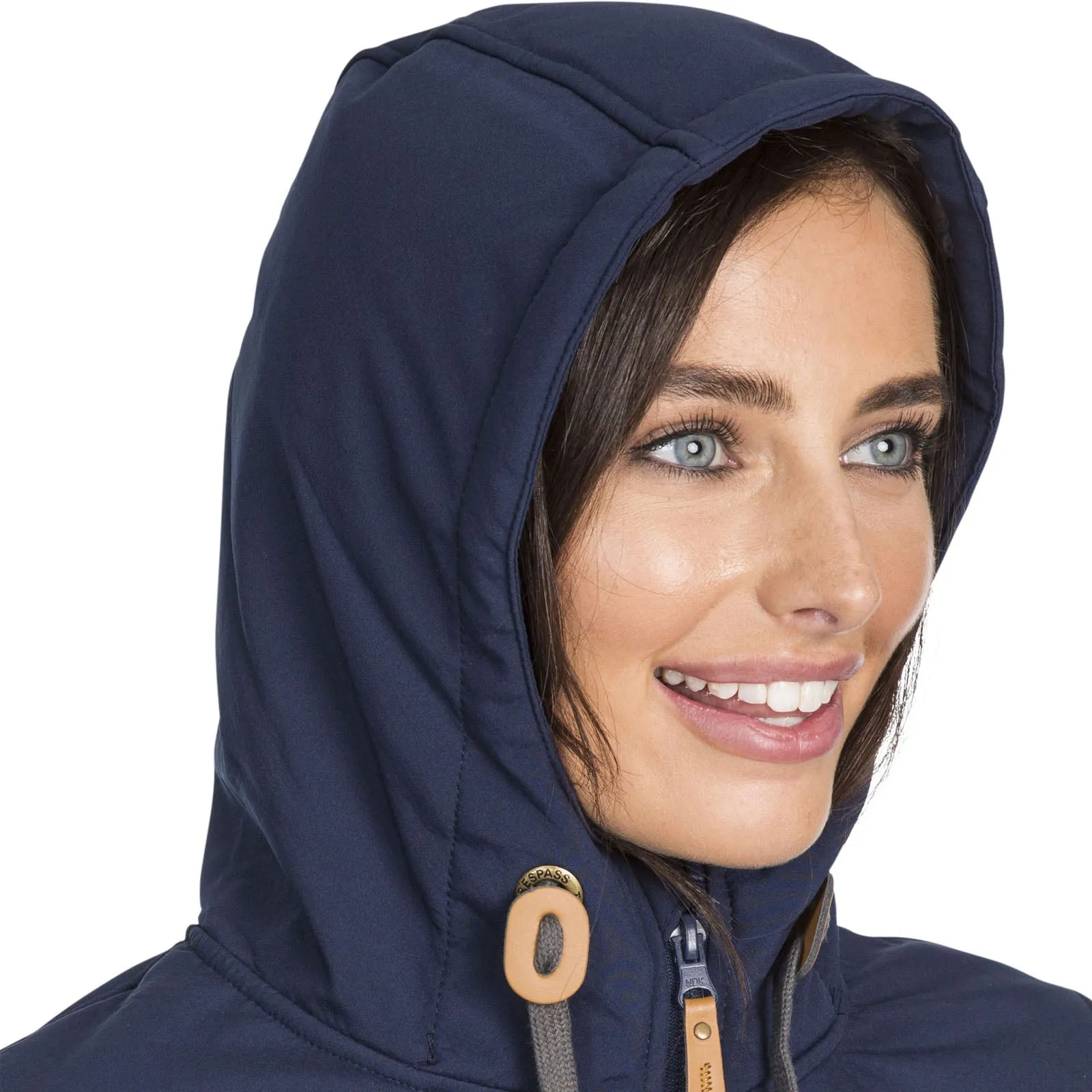 Trespass Womens Kristen Softshell Waterproof Jacket - Navy - S