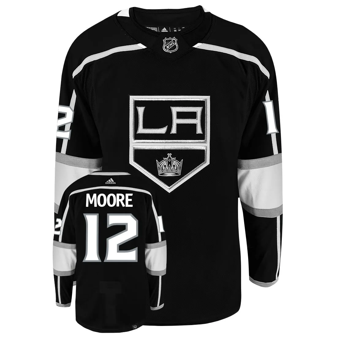 Trevor Moore Los Angeles Kings Adidas Primegreen Authentic NHL Hockey Jersey     