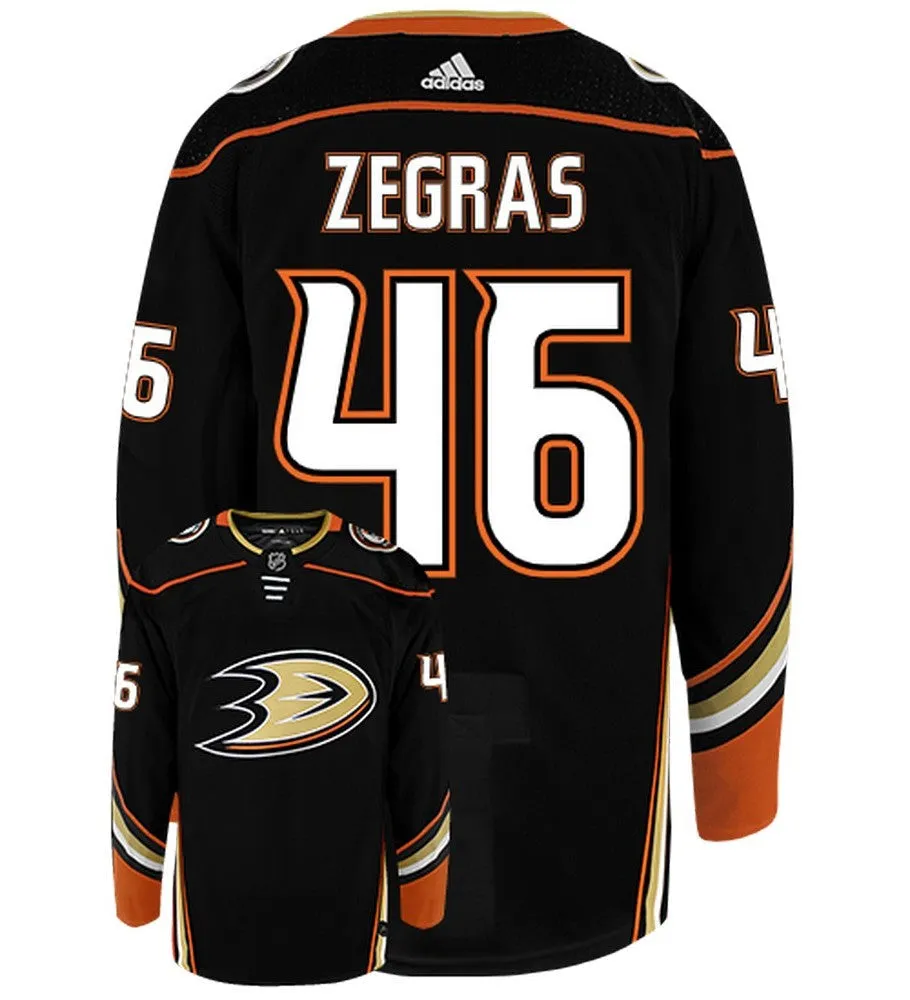 Trevor Zegras Anaheim Ducks Adidas Authentic Home NHL Hockey Jersey     