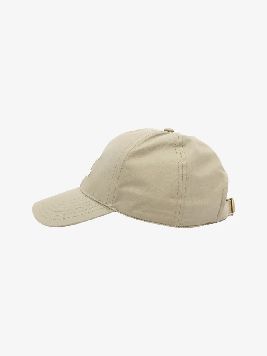 Triomphe Baseball Cap Khaki Cotton Large