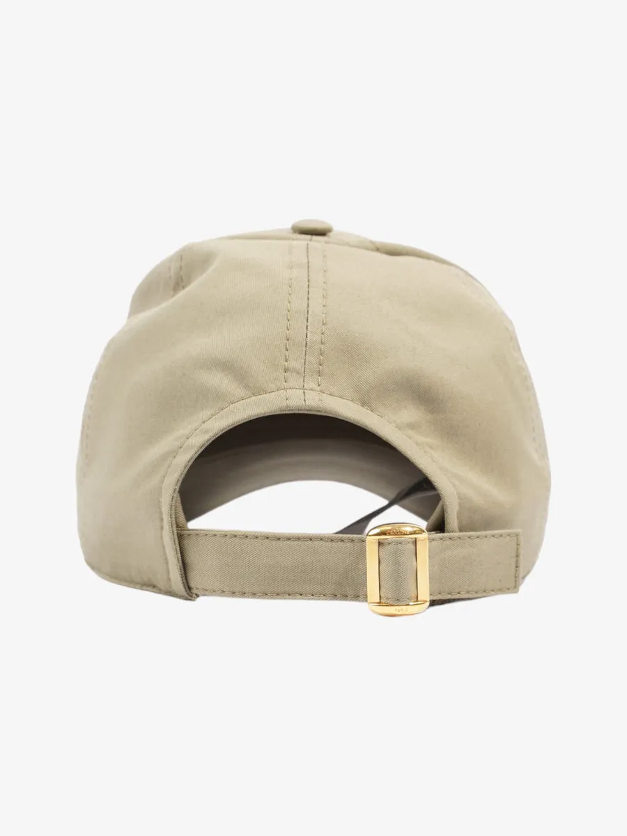 Triomphe Baseball Cap Khaki Cotton Large