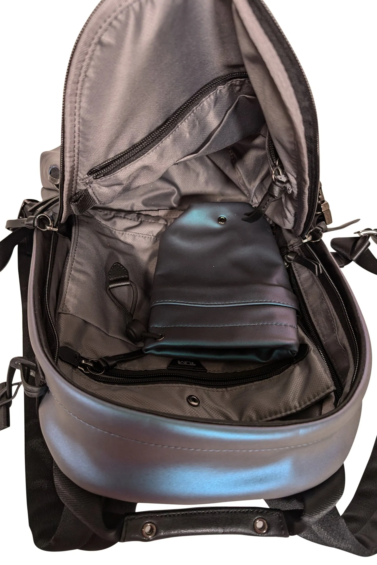 Tumi - Blue Iridescent Devoe Sterling Backpack