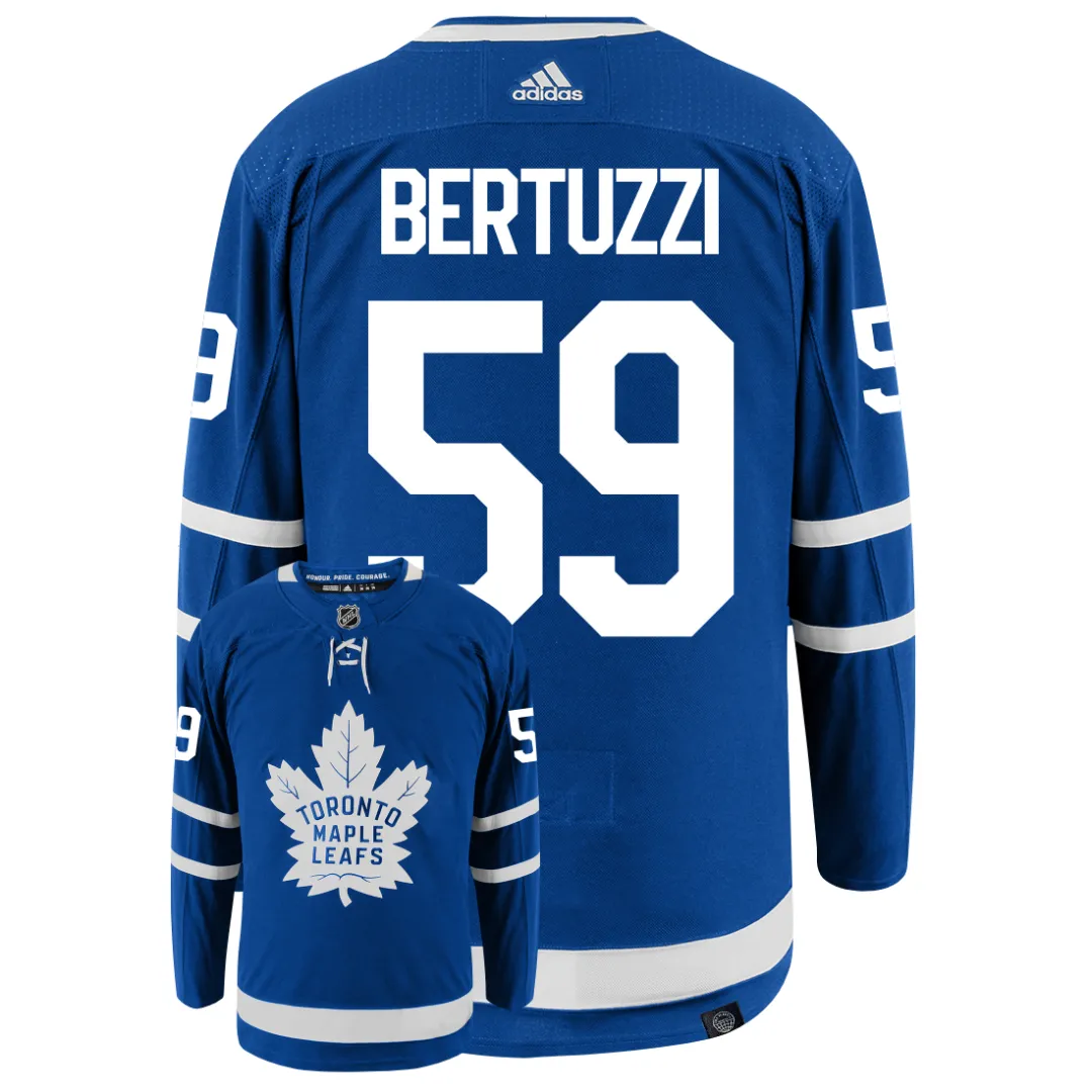 Tyler Bertuzzi Toronto Maple Leafs Adidas Primegreen Authentic NHL Hockey Jersey     