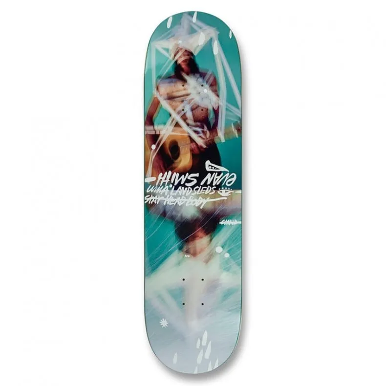 UMA Landsleds Evan Taped Up Skateboard Deck 8.5