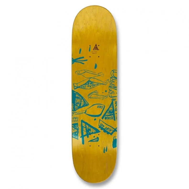 UMA Landsleds Evan Taped Up Skateboard Deck 8.5