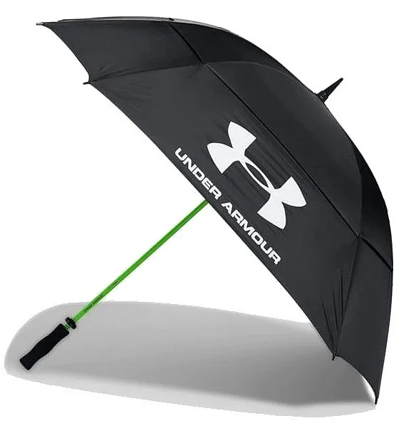 umbrella Under Armour Golf Umbrella Double Conopy - Black/High Vis Yellow