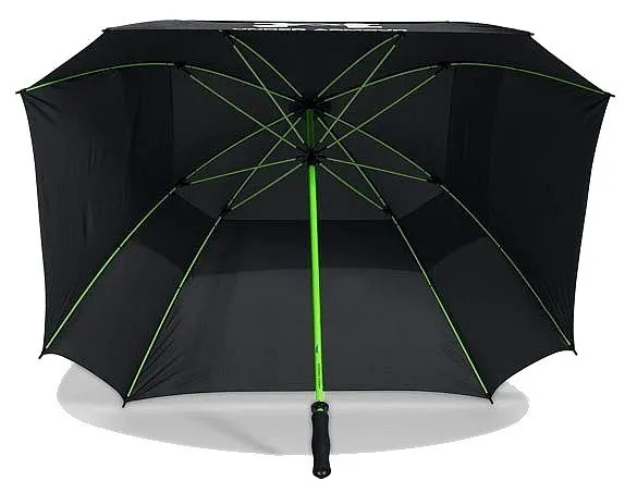 umbrella Under Armour Golf Umbrella Double Conopy - Black/High Vis Yellow