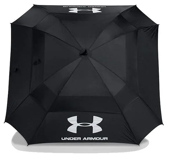 umbrella Under Armour Golf Umbrella Double Conopy - Black/High Vis Yellow