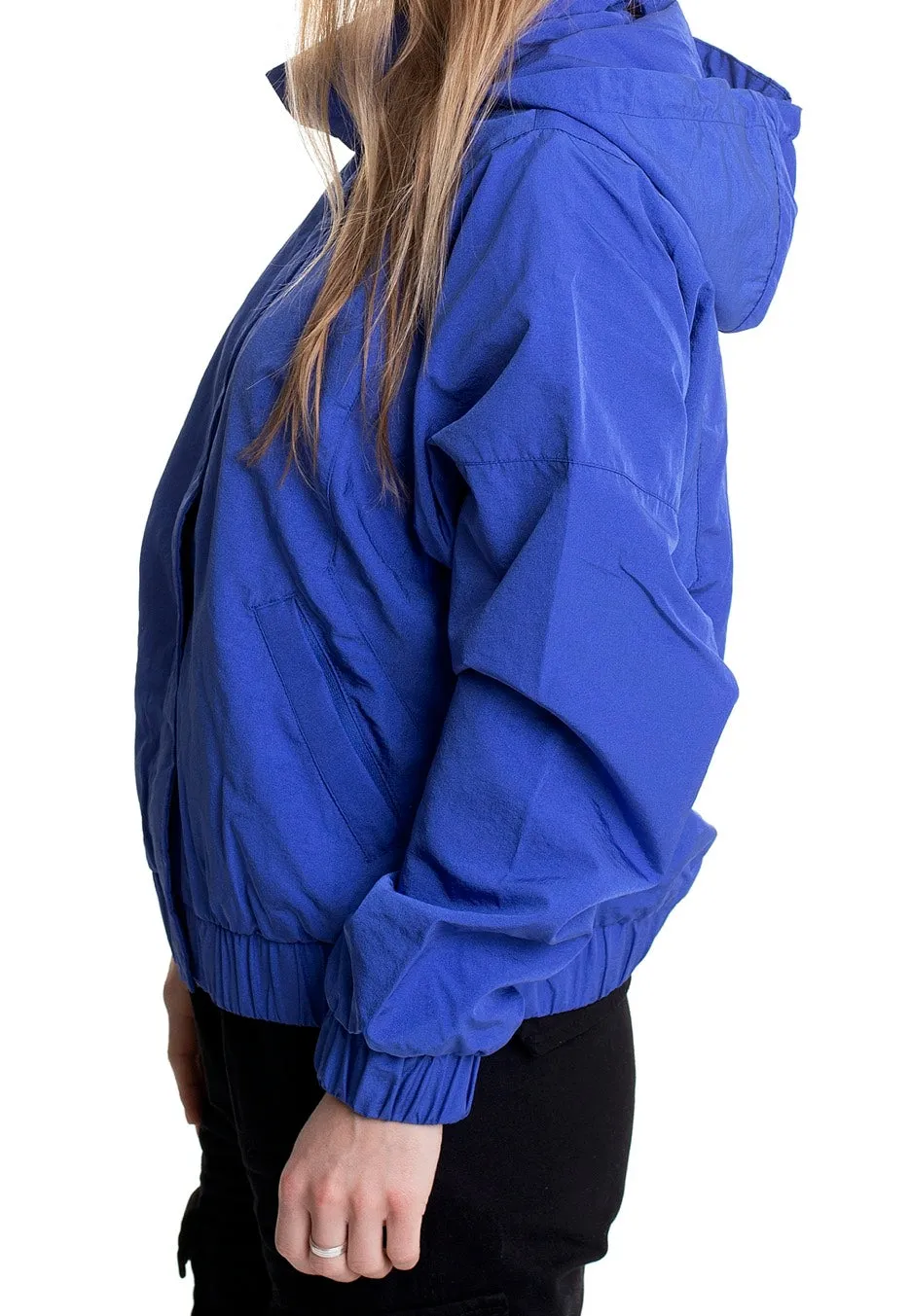 Urban Classics - Ladies Oversized Shiny Crinkle Nylon Sporty Blue - Jacket