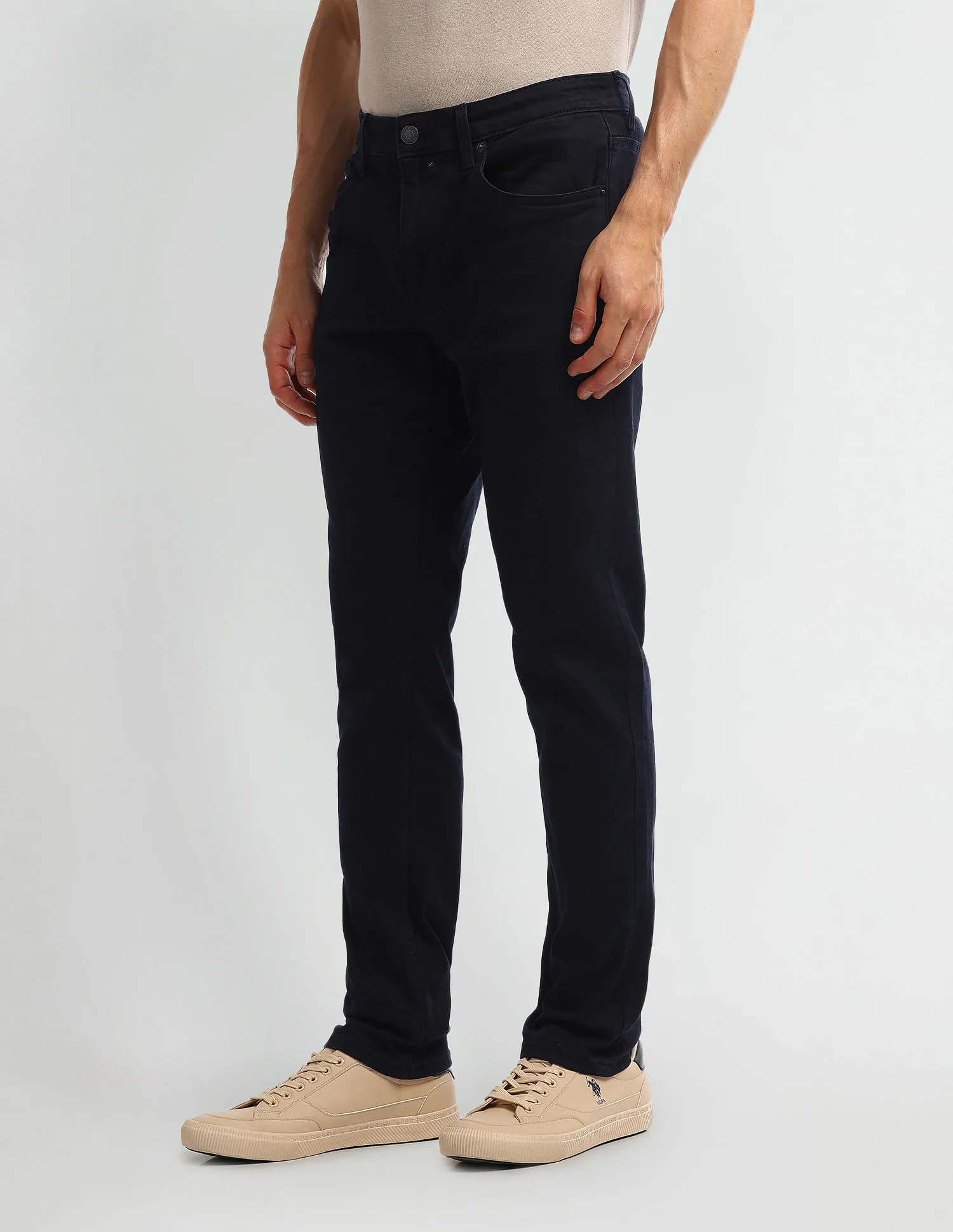 U.S. Polo Assn. Denim Co. Brandon Slim Fit Black Jeans