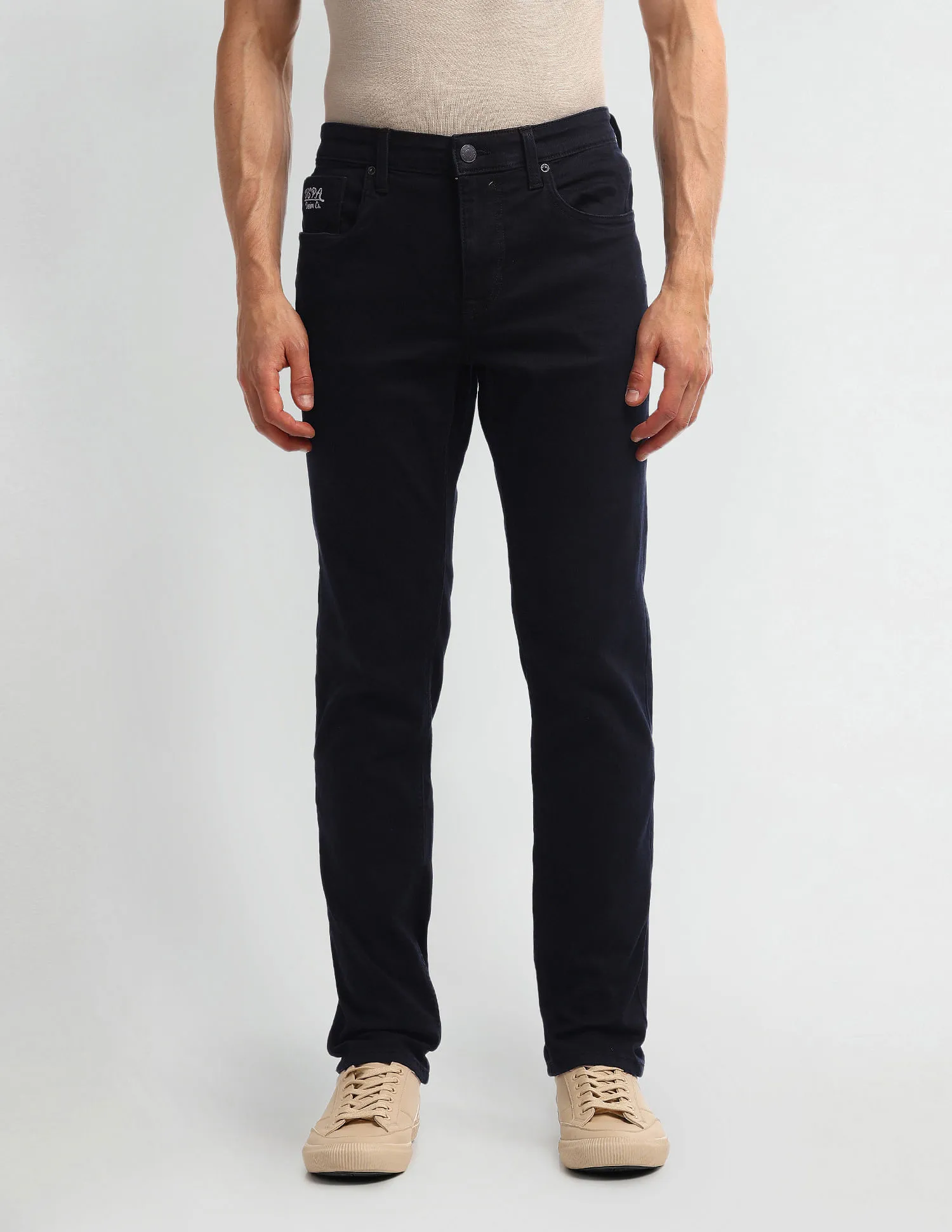 U.S. Polo Assn. Denim Co. Brandon Slim Fit Black Jeans