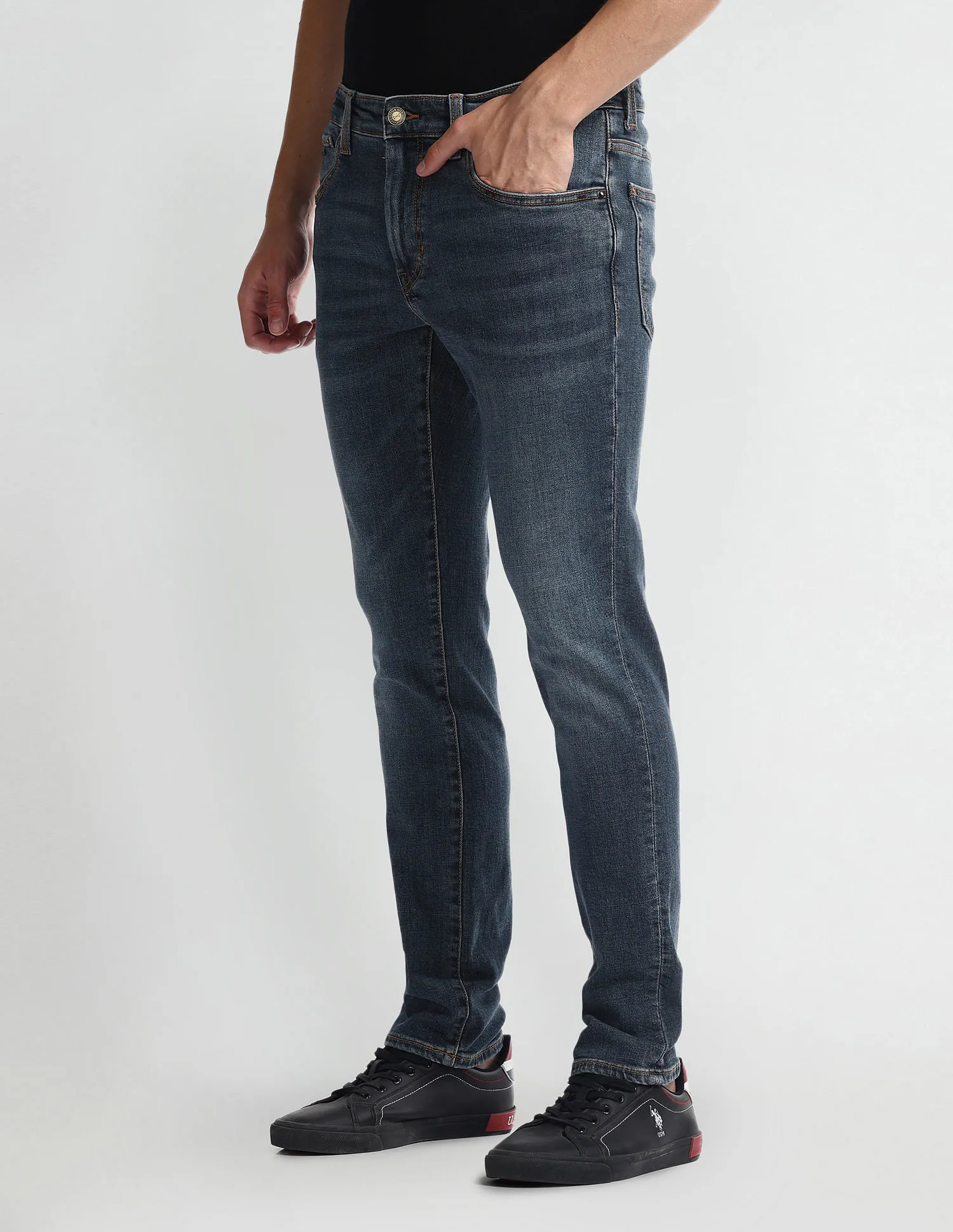 U.S. Polo Assn. Denim Co. Brandon Slim Tapered Fit Blue Jeans