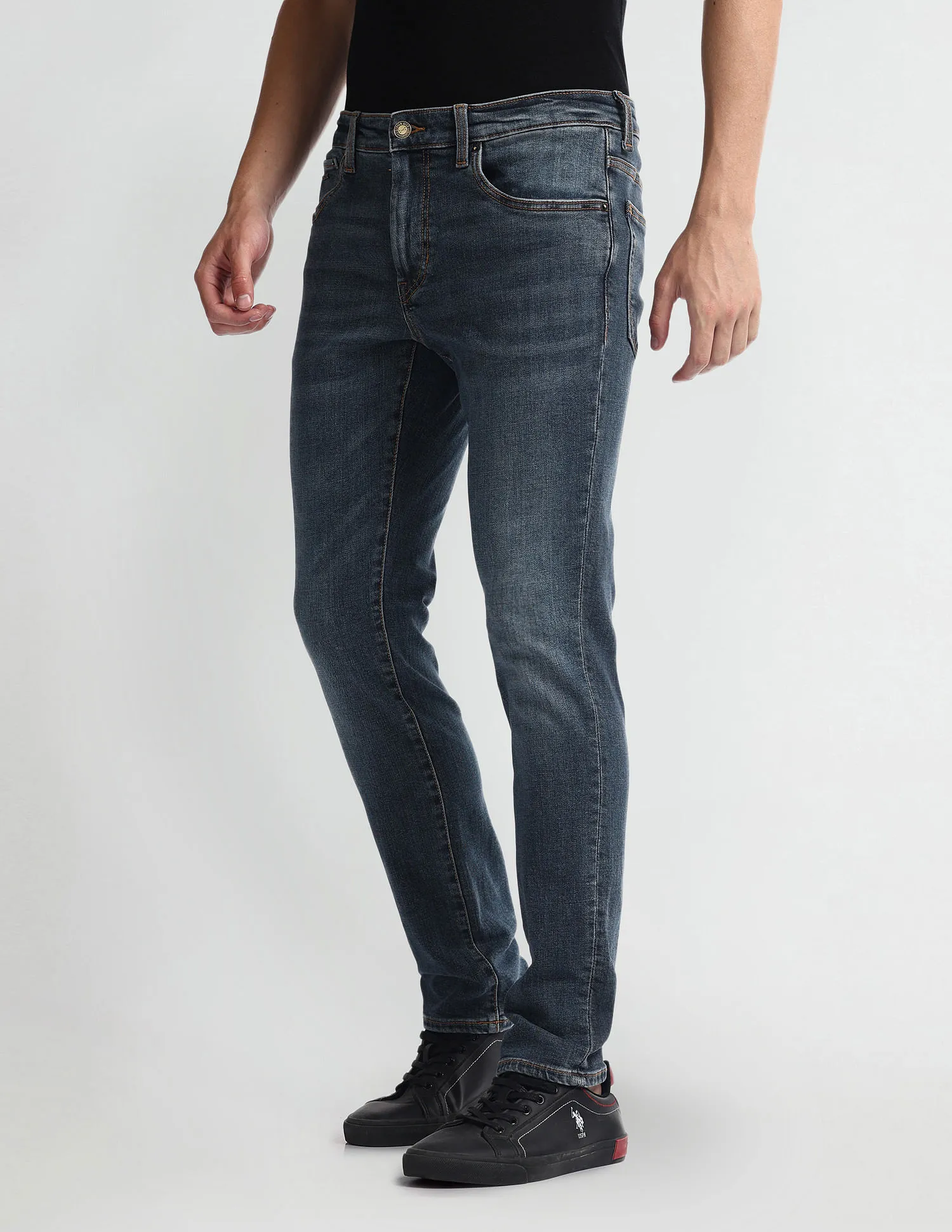 U.S. Polo Assn. Denim Co. Brandon Slim Tapered Fit Blue Jeans