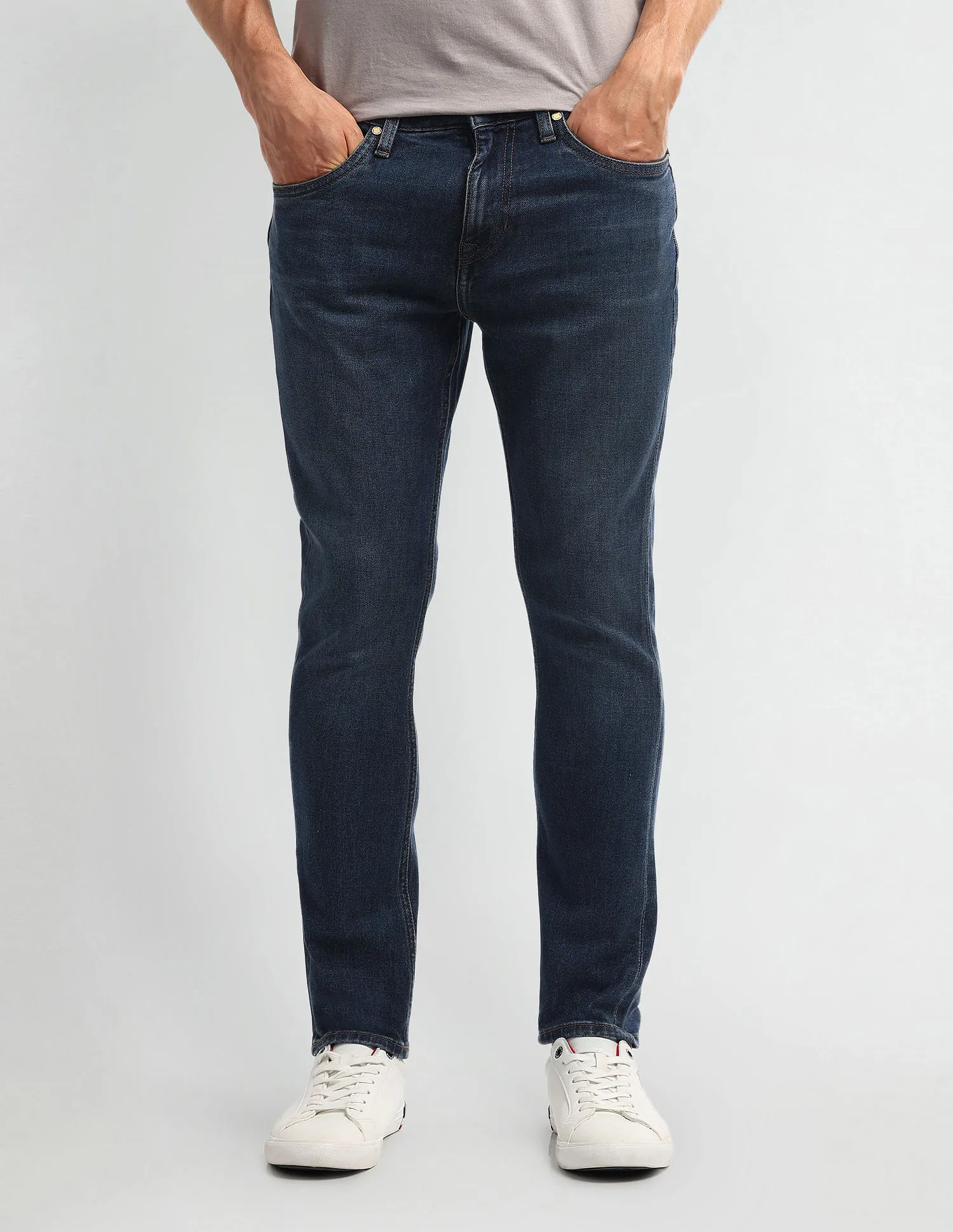 U.S. Polo Assn. Denim Co. Henry Tapered Cropped Fit Blue Jeans