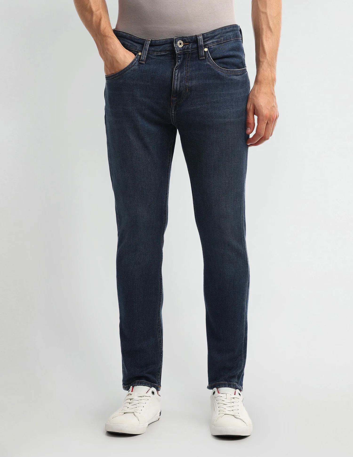 U.S. Polo Assn. Denim Co. Henry Tapered Cropped Fit Blue Jeans