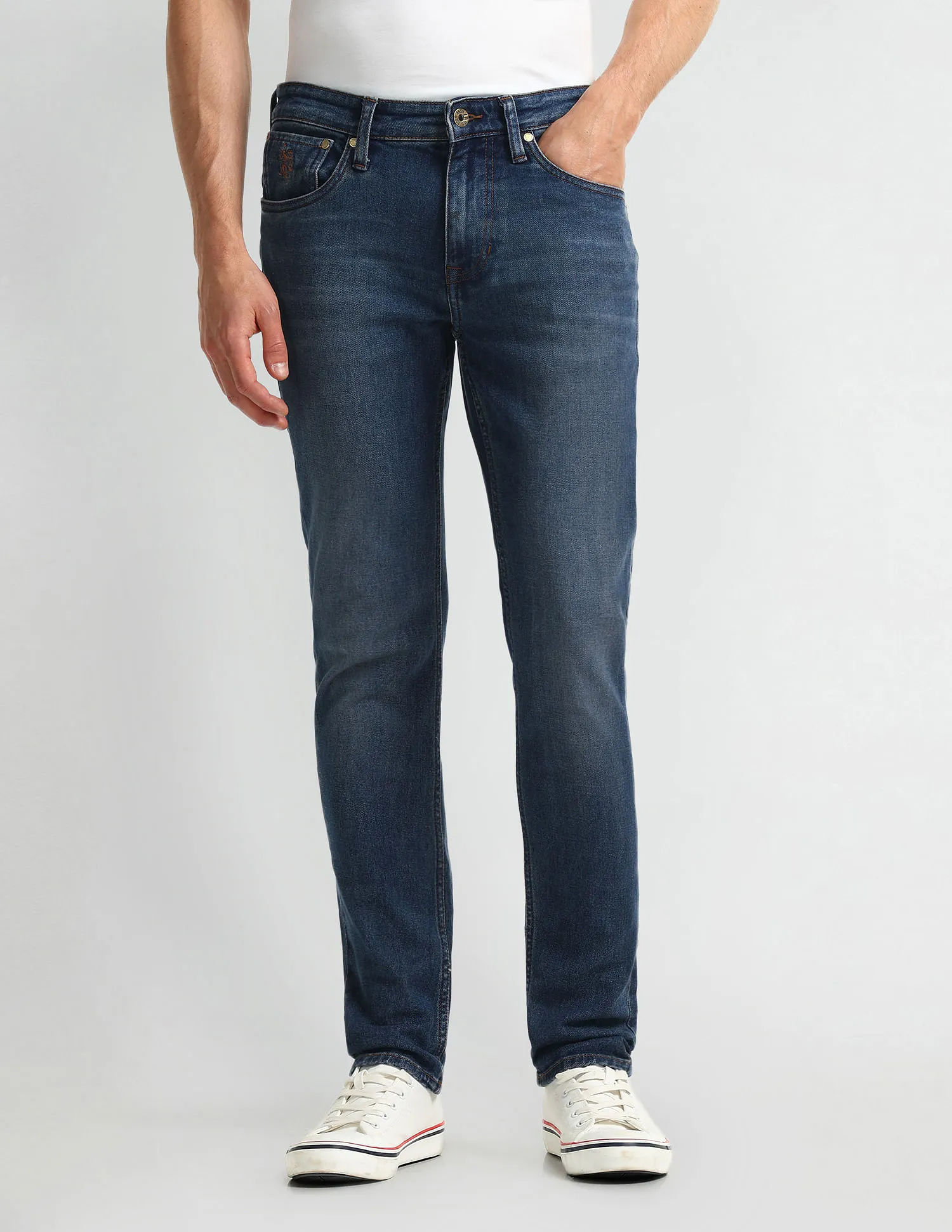 U.S. Polo Assn. Denim Co. Slim Tapered Fit Blue Jeans