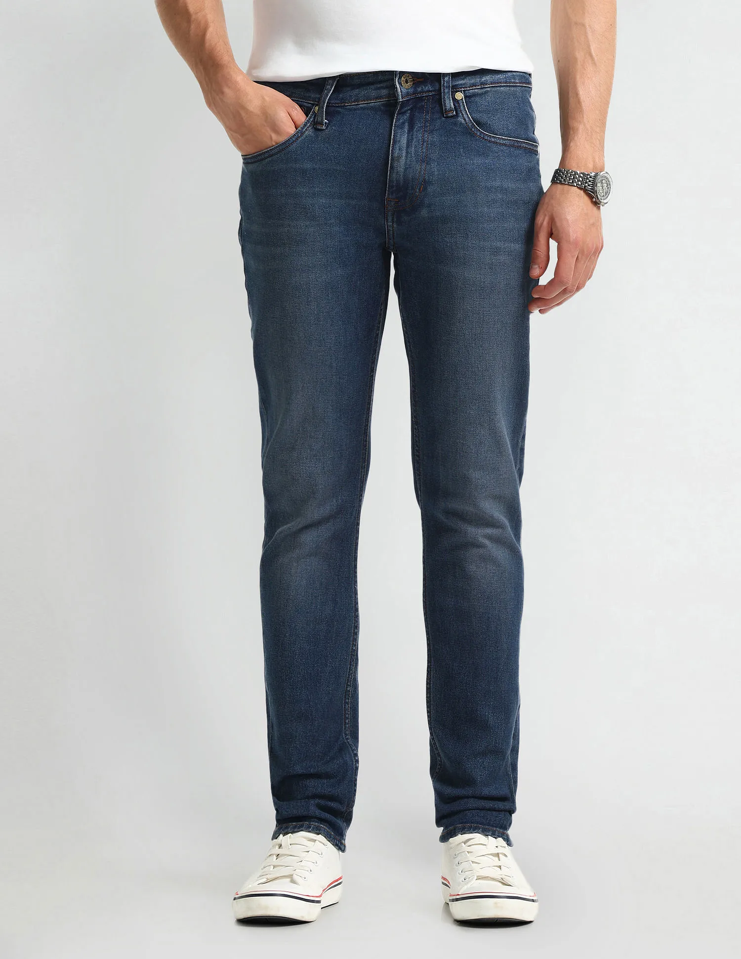 U.S. Polo Assn. Denim Co. Slim Tapered Fit Blue Jeans