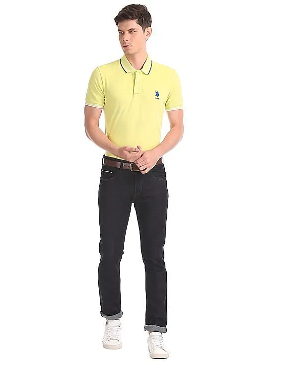 U.S. Polo Assn. Regular Fit Tipped Polo Shirt