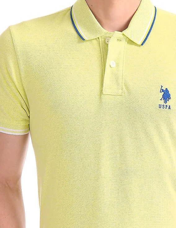 U.S. Polo Assn. Regular Fit Tipped Polo Shirt