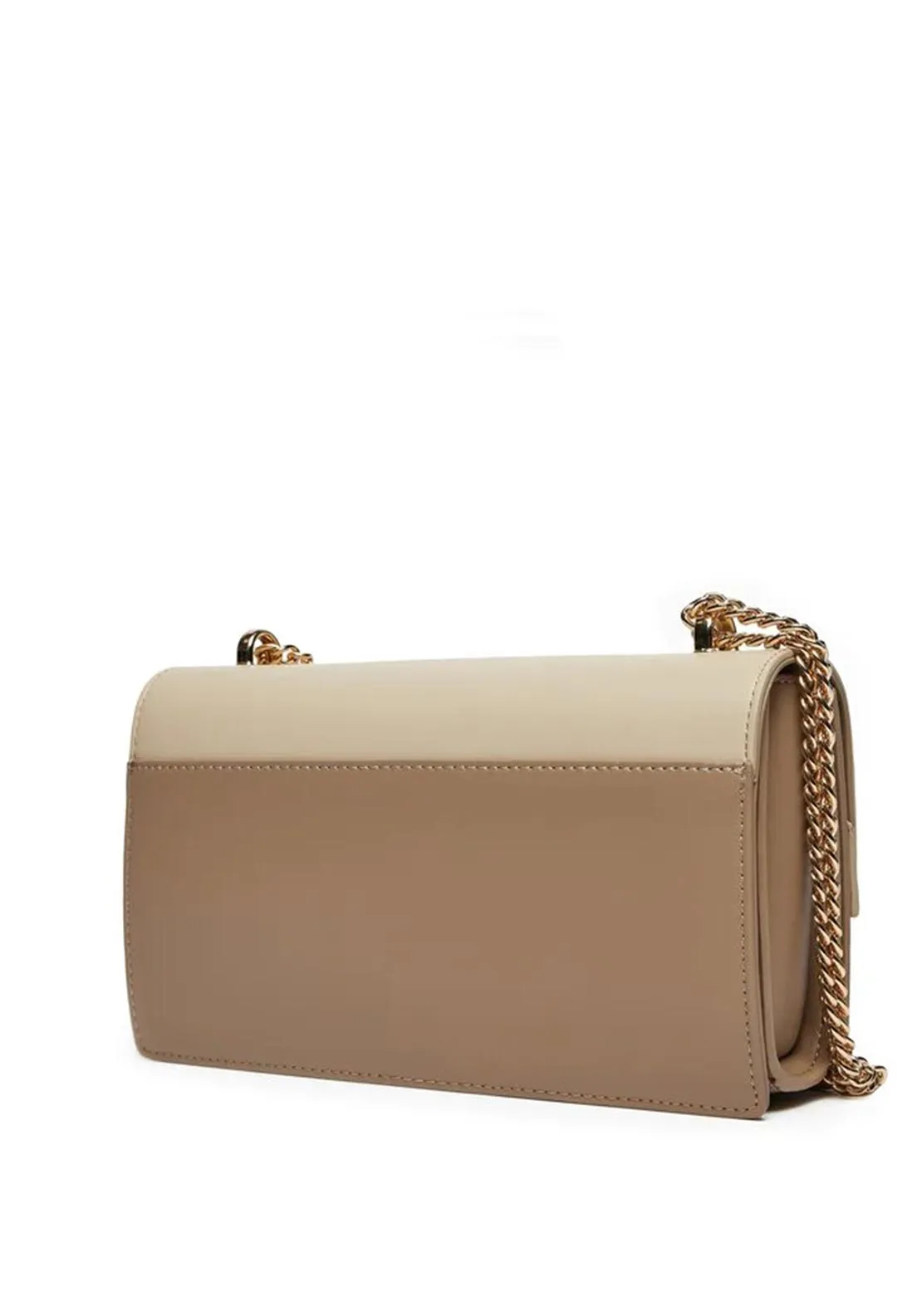 Valentino Alpheus Two Tone Crossbody Bag, Beige