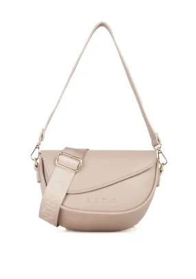 Valentino Piper Asymmetric Crossbody Bag, Beige