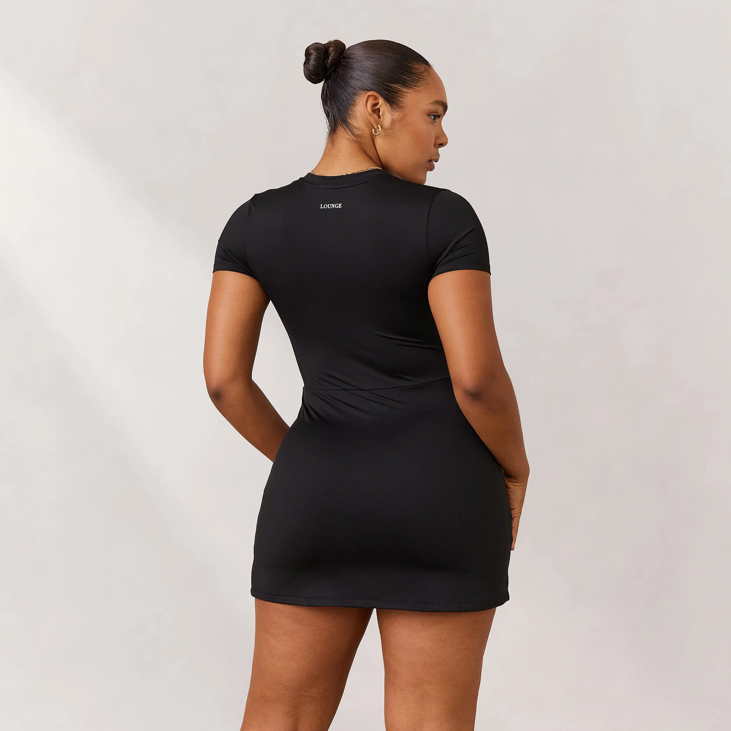 Varsity Tennis Dress - Black