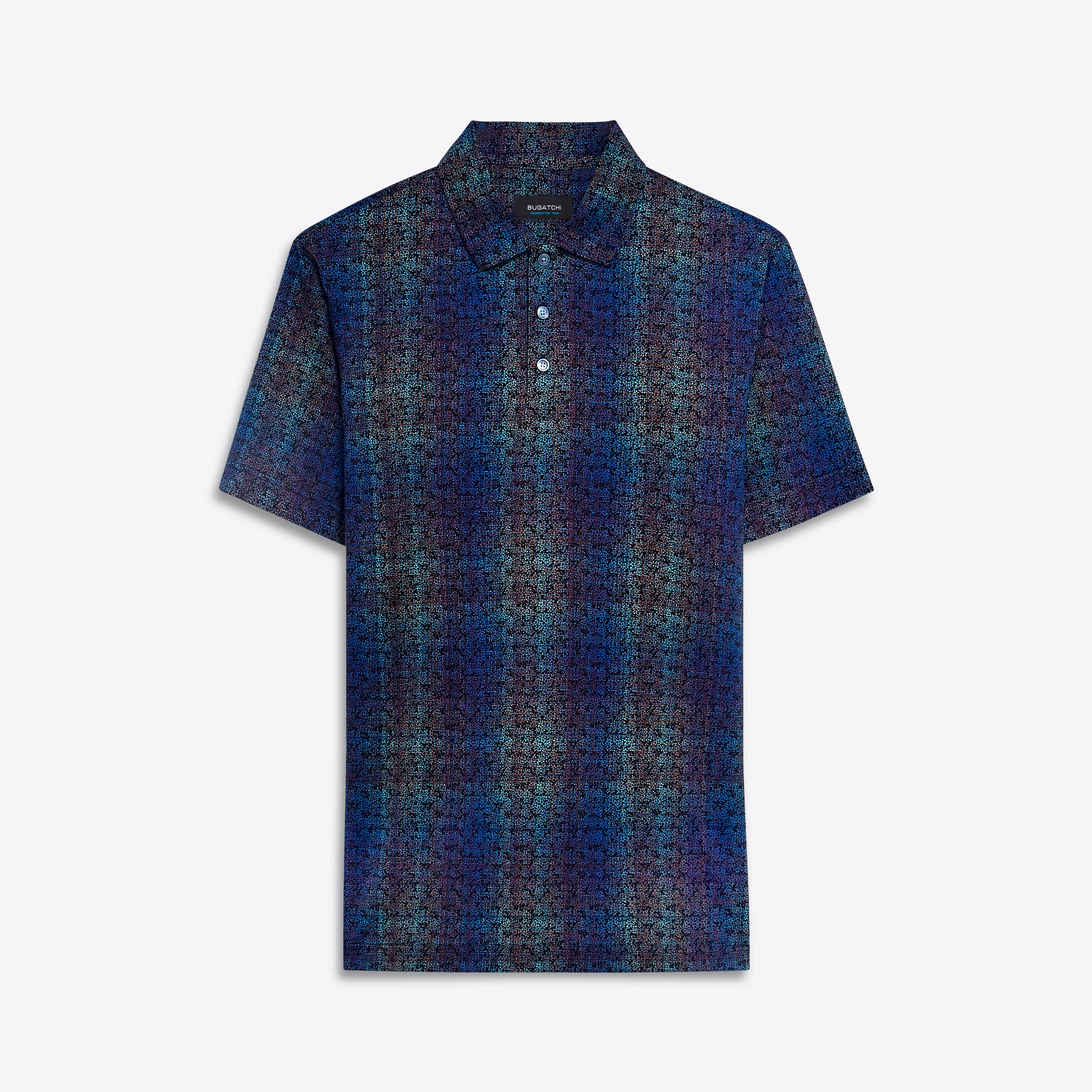 VICTOR Check Print OoohCotton Polo