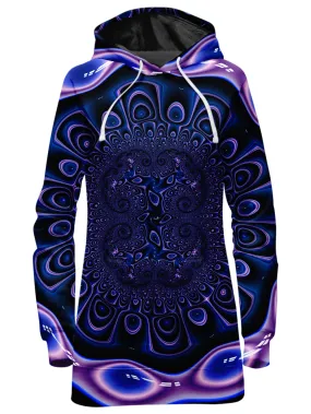 Vivid Warp Hoodie Dress