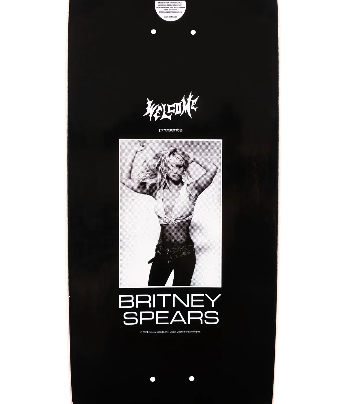 Welcome  Skateboard Britney Spears X Welcome - Snake 8.5"