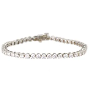 White Diamond Tennis Bracelet