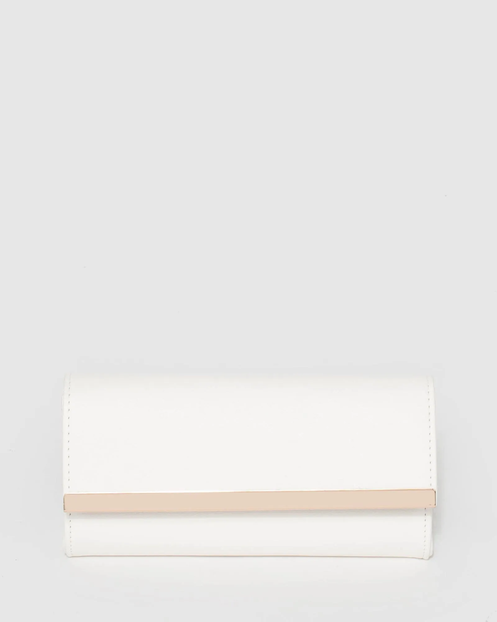 White Gigi Clutch Bag